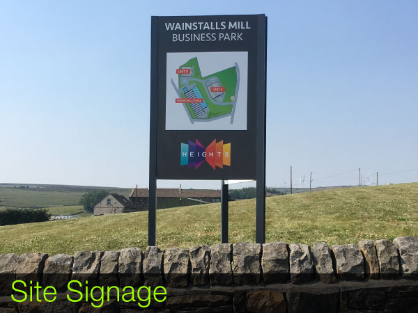 outdoor site signage and signs
