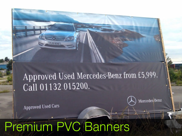 outdoor signs and banners