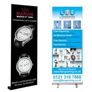 indoor pull up banners and graphics