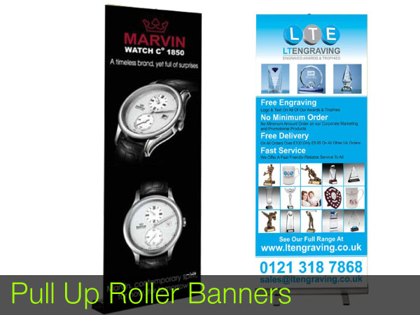 indoor pull up banners and graphics