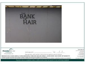 wall graphics - cut vinyl graphics