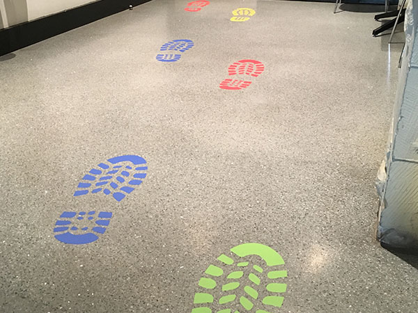 indoor signage and point of sale advertising floor graphics