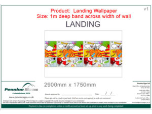 custom printed wall graphics