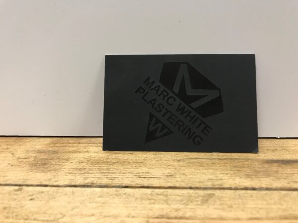 Embossed Soft Touch Matt Laminated Business Cards