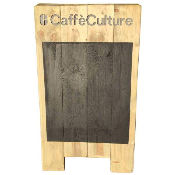 Rustic Chalkboard Pavement Sign / Aboard
