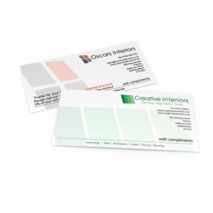 compliment slips and small format print