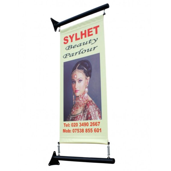 projecting banners and signs
