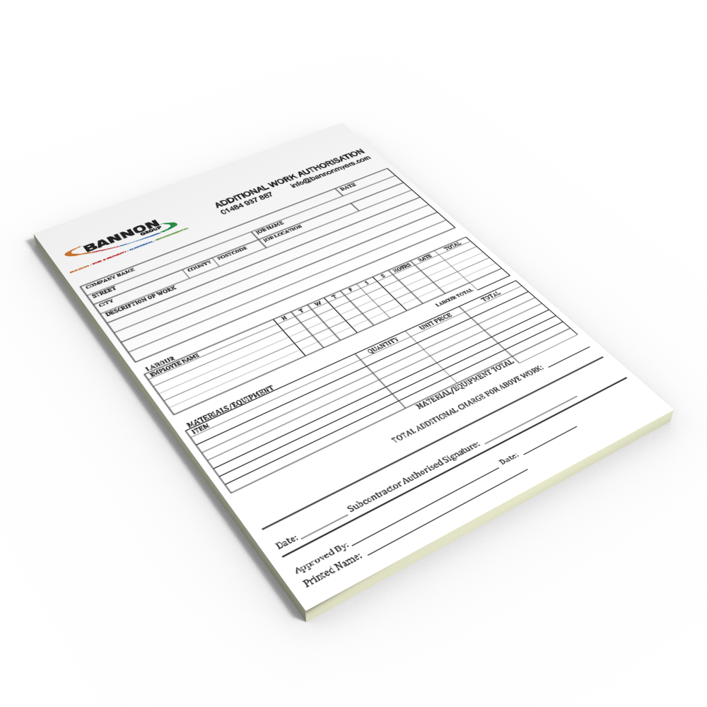 duplicate books and ncrs
