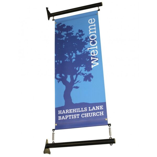 projecting banners and signs