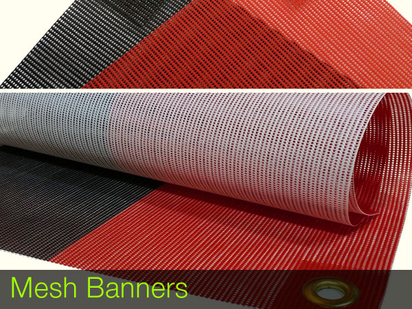 printed mesh banners