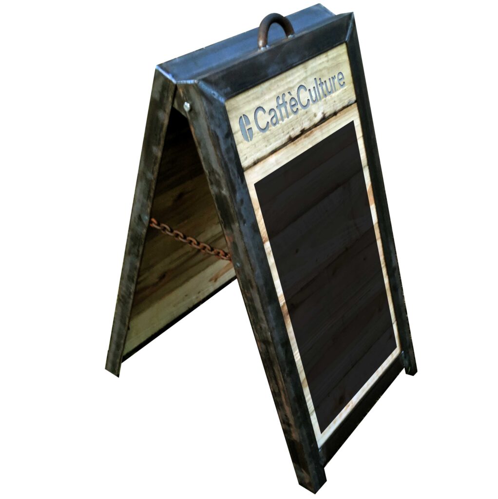A Boards and pavement signs