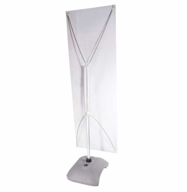 outdoor banner stand