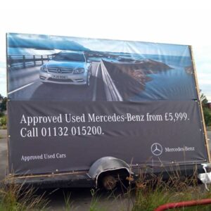 outdoor signs and banners