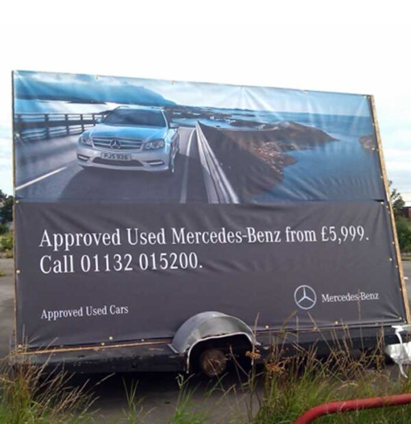 outdoor signs and banners