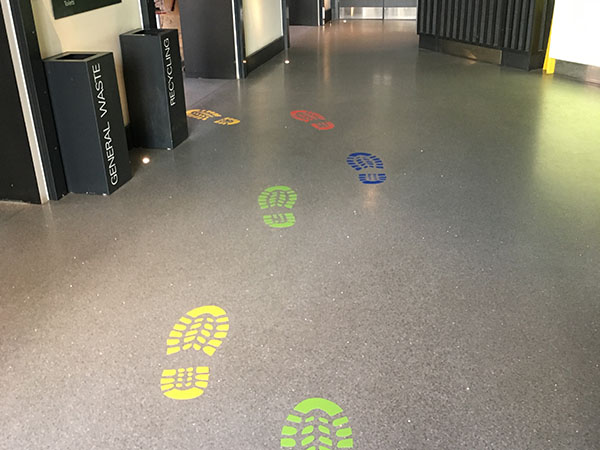 indoor signage and point of sale advertising floor graphics