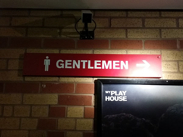 indoor information signs and signage