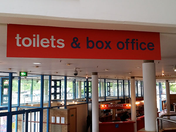 indoor information signs and signage