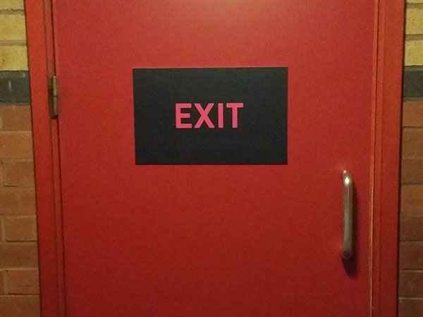 indoor signs and signage