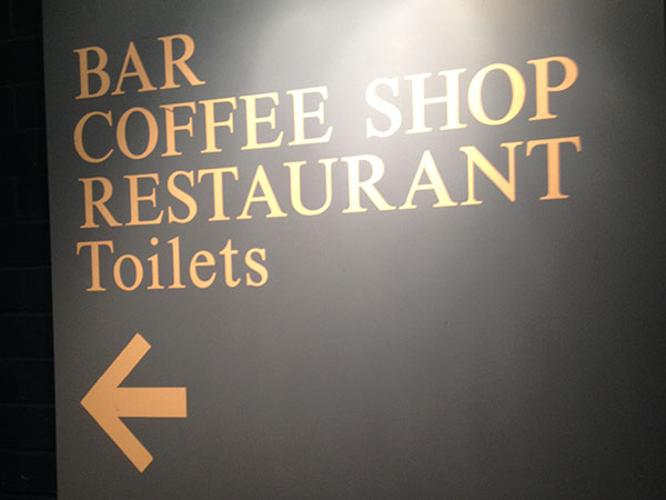 indoor signs and signage