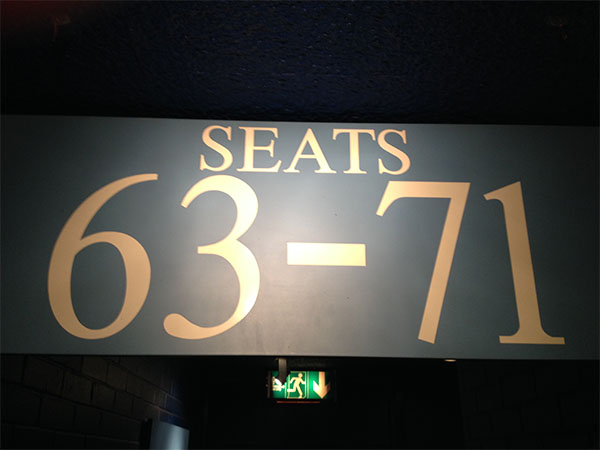 indoor signs and signage