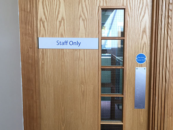 indoor signage and information signs
