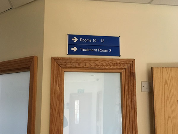indoor signage and information signs