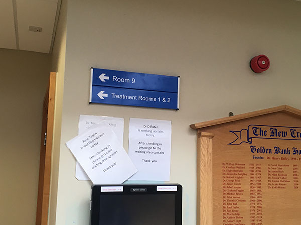indoor signage and information signs