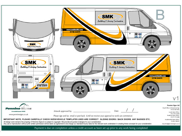 vehicle graphics and fleet vehicle graphics