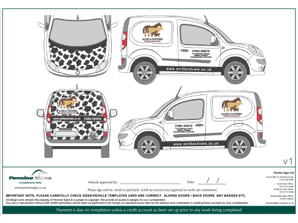 vehicle graphics and fleet vehicle graphics