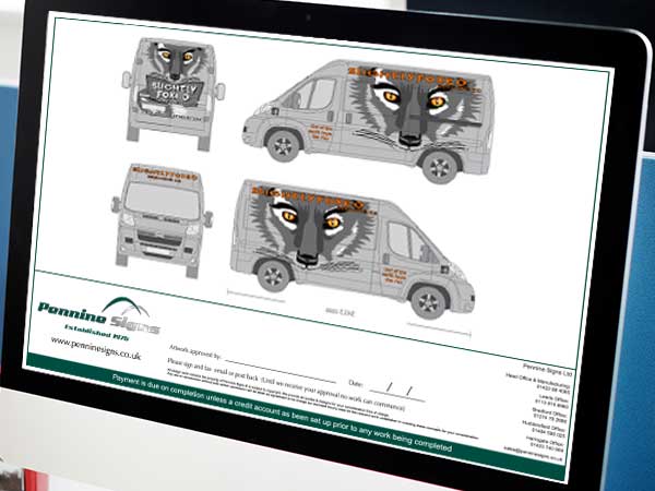 vehicle graphics and van graphics