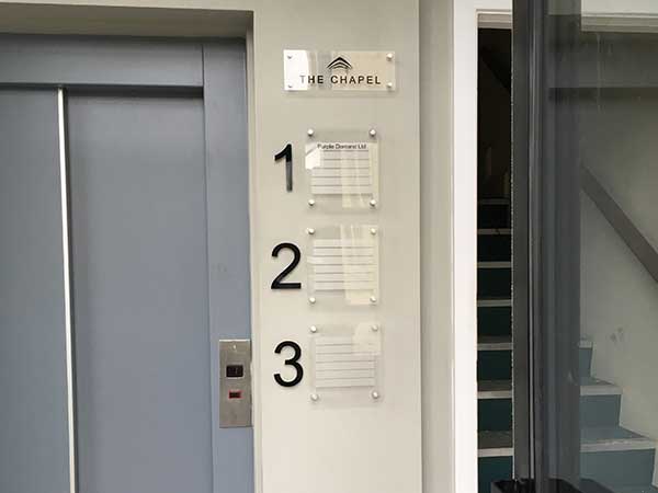 indoor signage and signs