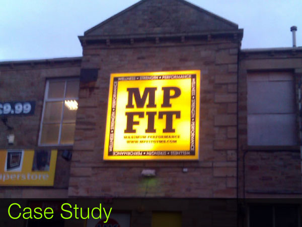 illuminated outdoor signs and signage
