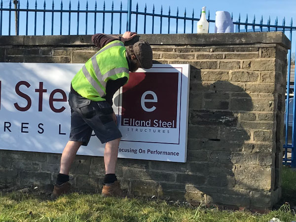 sign maintenance and sign fitting