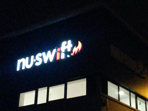 Illuminated signage and signs