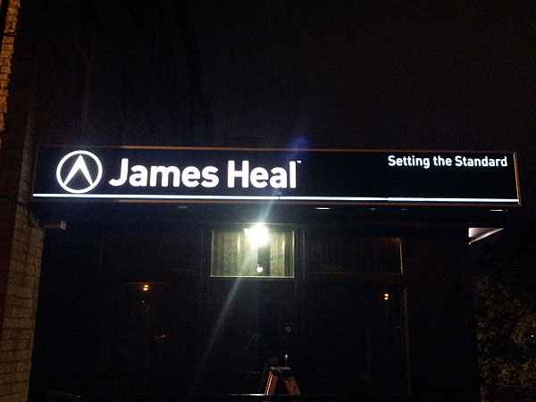 illuminated outdoor signs and signage