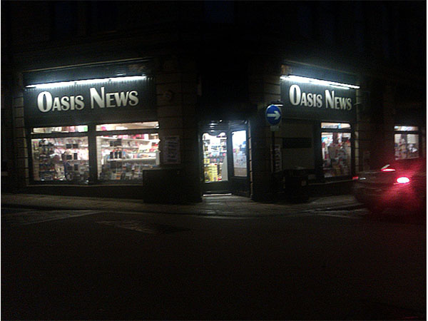 illuminated outdoor signs and signage