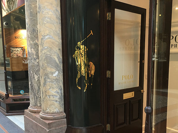 printed window graphics and window etch