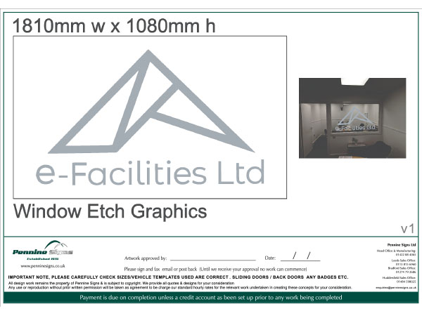 window graphics and window etch